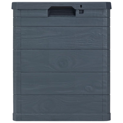 Tuinkist – Opbergbox – Tuinbox – Opbergkist – Afsluitbare Opbergbox – 90 Liter Inhoud – Weerbestendig Met Houtlook