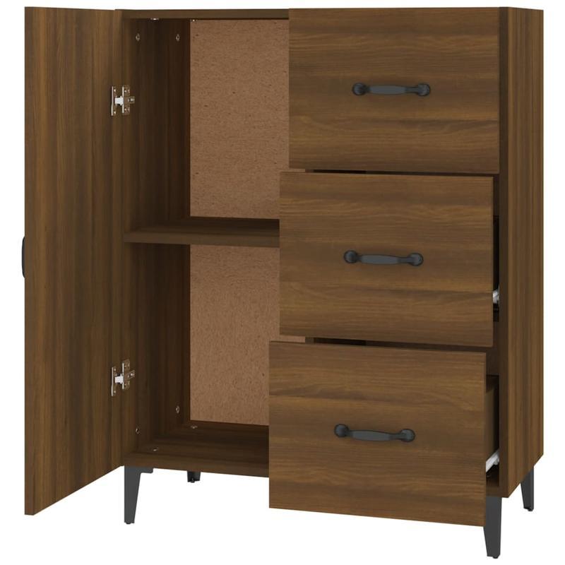 Sideboard 69.5X34X90 Cm Edited Hout Bruin Eikenkleur