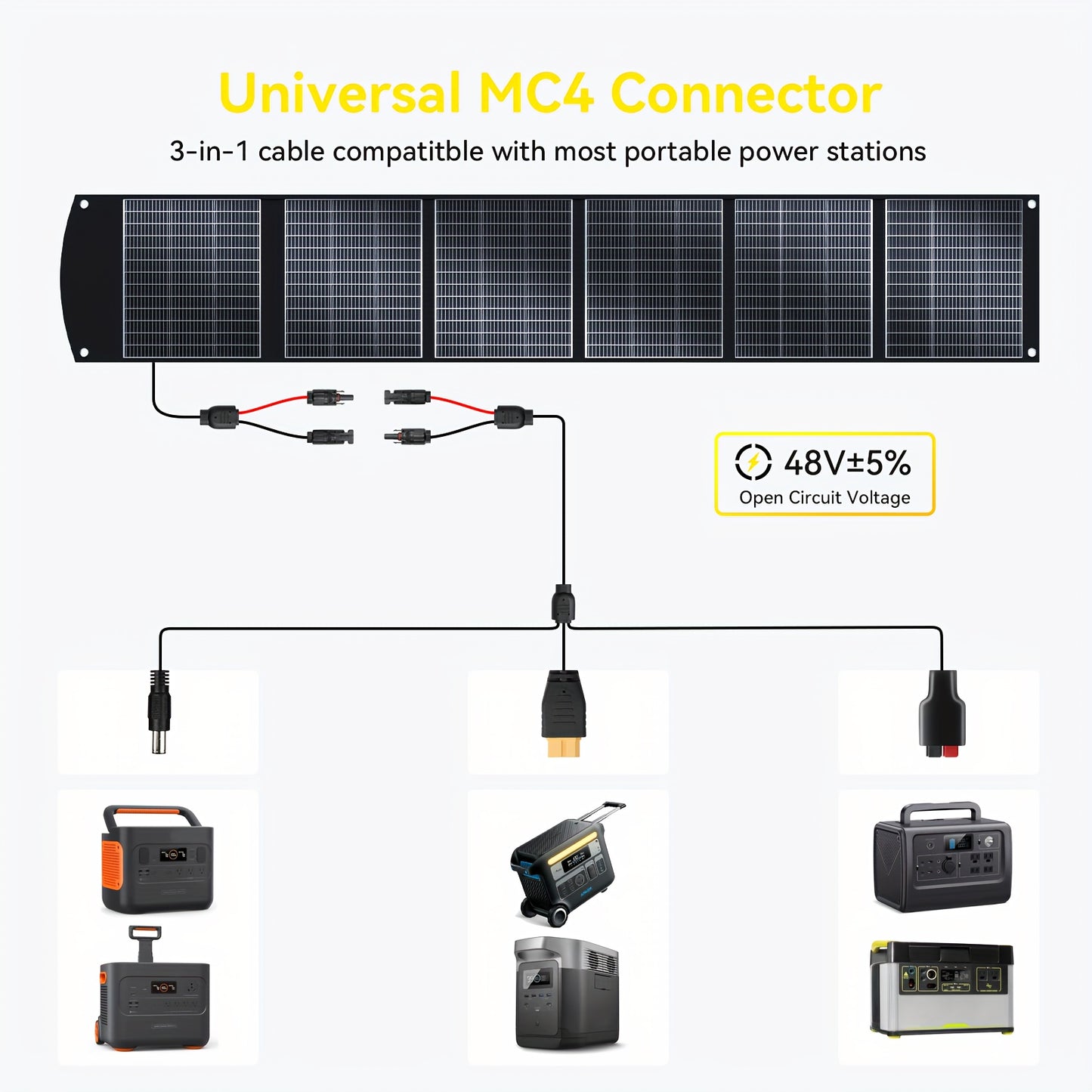 Zonnepaneel – Solar Panel – Opvouwbaar Zonnepaneel – Draagbaar Zonnepaneel – Zonne-energie Paneel – 400W Hoog Vermogen – Monokristallijn Met Kickstand