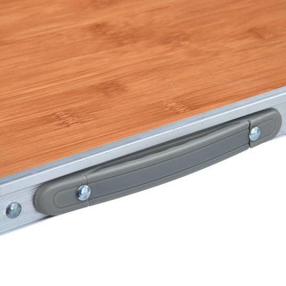 Campingtafel – Inklapbare Tafel – Picknicktafel – Vouwtafel – Draagbare Tafel – Stevig Aluminium – Compact Formaat 60x45 cm