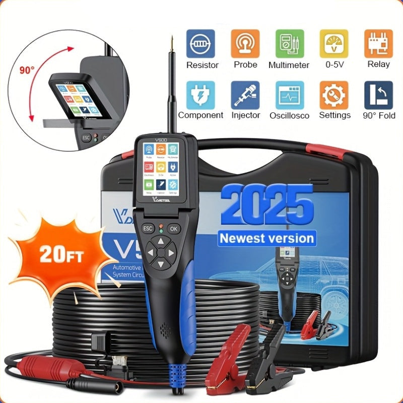 OBD2 Diagnose Tool – Auto Scanner – Foutcode Lezer – Voertuig Diagnostiek – Diagnoseapparaat – 4 Systeemdiagnoses – Draadloos Met USB Voeding