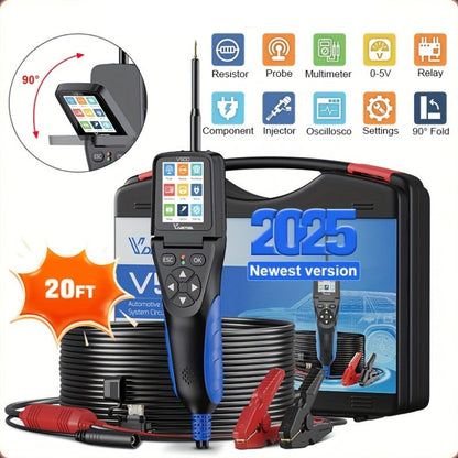 OBD2 Diagnose Tool – Auto Scanner – Foutcode Lezer – Voertuig Diagnostiek – Diagnoseapparaat – 4 Systeemdiagnoses – Draadloos Met USB Voeding
