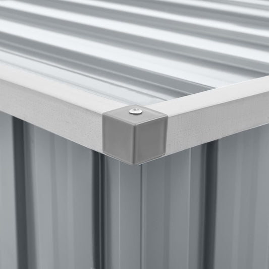 Garden Storage Box Grey 129x67x65cm Indoor Outdoor Storage Container, Backyard Storage Box for Garden Tools, Pool Supplies, Patio Cushions, Pillows, Blankets, Box,Cabinet,Rack for Outdoor Storage