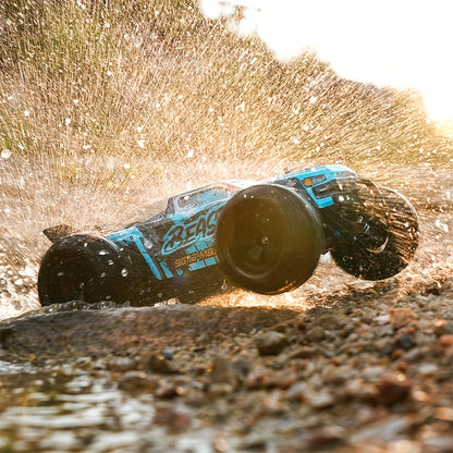 RC Auto – Bestuurbare Auto – RC Truck – Afstandsbestuurbare Auto – 1:16 Schaal – Brushless Motor 4000KV – Dual Batterijen – 75 km/h – 4WD