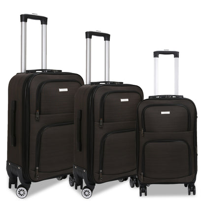 Kofferset – Reiskoffer Set – Trolley – Bagageset – Reisbagage – Oxford Stof – 3 Delig (20/24/28 inch) – Lichtgewicht & Stil Rijdende Wielen