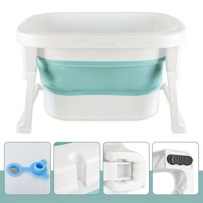 Opvouwbare Hondenbadkuip – Dierenbad – Hondenwasbak – Vouwbad – Reisbaden – Compact En Ruim 51x75x43 cm – Waterdicht PVC Met Afvoerplug
