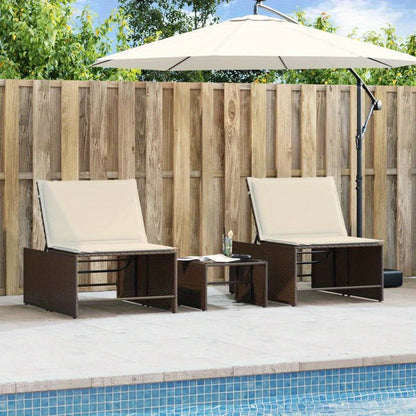 Lounge set – Loungeset – Tuinset – Tuinmeubelset – Zitset – Poly rattan – Bruin – Comfortabele Stoelen – Weerbestendig