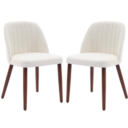 Moderne Eetkamerstoelen – Stoelen Set – Dining Chairs – Zithoek Stoelen – Keukenstoelen – Mid-Century Design – Compact & Ruimtebesparend – Gemakkelijk Te Reinigen