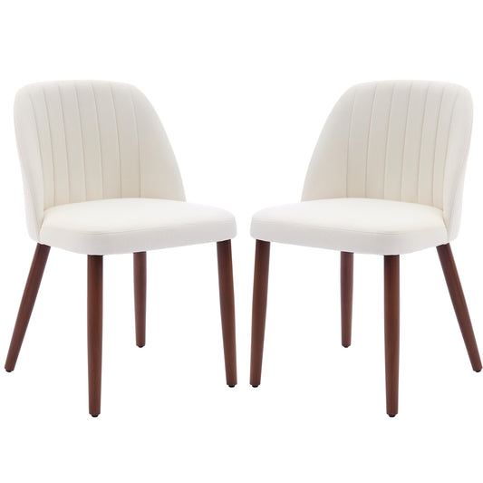 Moderne Eetkamerstoelen – Stoelen Set – Dining Chairs – Zithoek Stoelen – Keukenstoelen – Mid-Century Design – Compact & Ruimtebesparend – Gemakkelijk Te Reinigen
