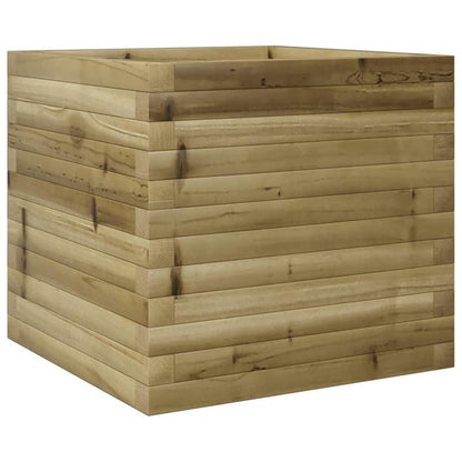 Plantenbak – Bloembak – Bloemstandaard – Bloempot – Plantbak – Verhoogd Design – Geïmpregneerd Grenenhout 50x50x45,5 cm
