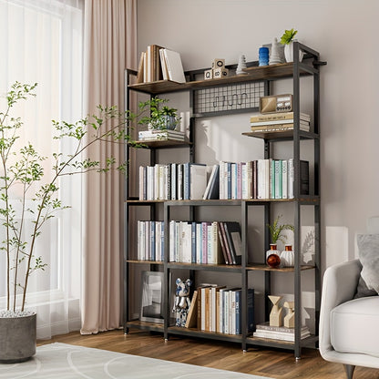 Keukenrek – Keukenkast – Opbergrek – Keukenorganizer – Stellingkast – 5 Lagen – Metaal Frame Met Houten Planken – 120x30x170 cm