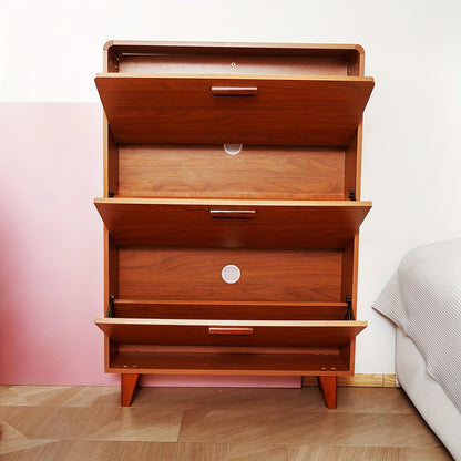 Schoenenkastje – Schoenenkast – Schoenenopbergkast – Schoenenrek – Schoenenbankje – Modern Design – Voor 15 Paar Schoenen – Hout Kunststof – Front Drop