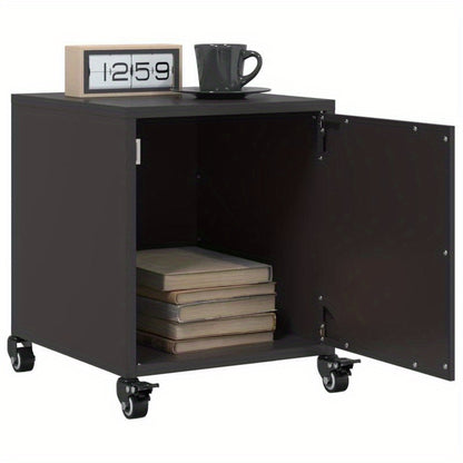 Bedside Tables 2pcs 36X39X43.5 Cm Steel Black