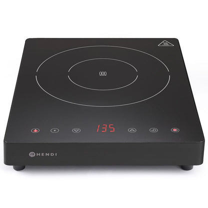 Inductiekookplaat – Inductieplaat – Elektrische Kookplaat – Draagbare Kookplaat – Kookveld – Touchbediening – 1 Kookzone – 2000 Watt – Compact 29x37 cm