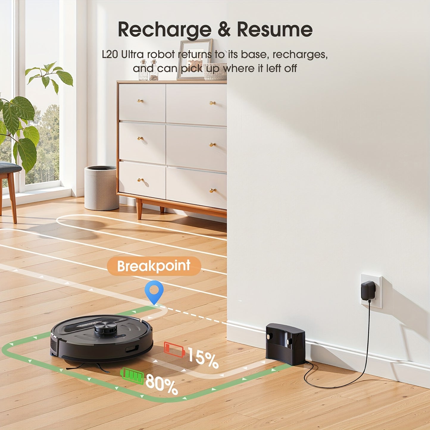 Robotstofzuiger – Robotstofzuiger Met Dweilfunctie – Robotstofzuiger 3-in-1 – Robotstofzuiger Voor Huisdieren – Robotstofzuiger Met LiDAR Navigatie – 5500 Pa Krachtige Zuigkracht – 120 Minuten Batterijduur