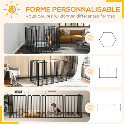 Hondenren – Puppyren – Hondenbench – Hondenkennel – Dierenren – Modulair Ontwerp – Epoxy Staal 100 cm Hoog