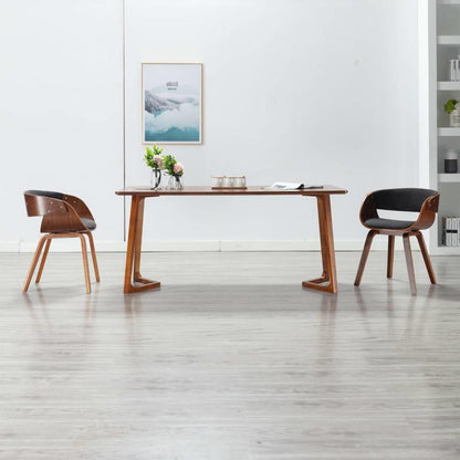 Eetkamerstoelen – Stoelen – Dining Stoelen – Zitmeubels – Stoel Set – Grijs – Stoffen Bekleding – Hardhouten Frame – Comfortabel & Onderhoudsvriendelijk