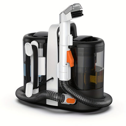 Stofzuiger – Kruimeldief – Tapijtreiniger – Meubelreiniger – Auto Stofzuiger – Compact & Krachtig – 15KPa Zuigkracht & Spray-zuigfunctie