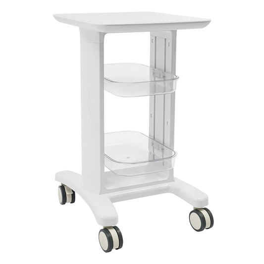 Opbergwagen – Opbergtrolley – Beauty Trolley – Werkwagen – Salonwagen – 3-laags – Stevig ABS Kunststof – Zwenkwieltjes Met Rem