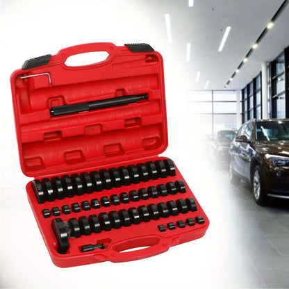 Montageplaatset Lagerpers – Drukplaten Set – Businstallatie Gereedschap – Pershulpmiddelen – Lagers Installeren – Duurzaam Koolstofstaal – Inclusief Slagpen en Adapter – Robuust & Precisie