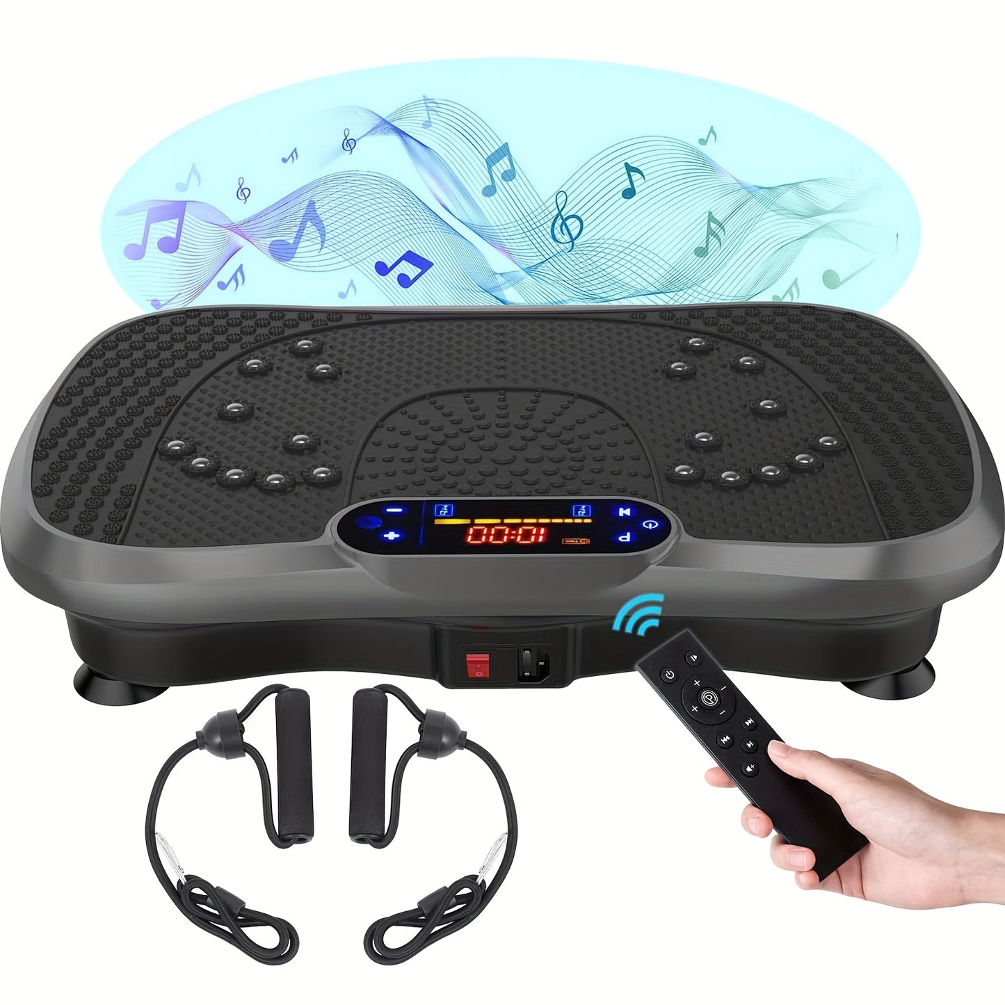 Fitnessapparaat – Fitness Vibrator – Gymapparaat – Trainingsapparaat – Fitness Equipment – 12,3 kg Trillingen – Max Belastbaar 150 kg