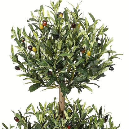 Olijfboom Kunstplant – Nep Olijfboom – Kunst Olijfboom – Kunstplant Binnen – Kunstplant Met Pot – Realistisch 152 cm – Onderhoudsvrij Kunststof