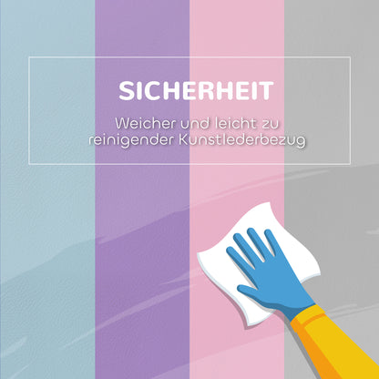 Zachte Speelkubussen – Foam Blokken – Speelblokken – Bouwen Voor Kinderen – Speelblokken Baby – Veilig Kunstleer – 5-delige Set Multikleur