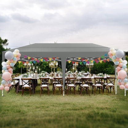 Partytent – Paviljoen – Feesttent – Tuinent – Opvouwbare Tent – 3x6m – Gecoat Stalen Frame – Waterafstotend Polyester Oxford