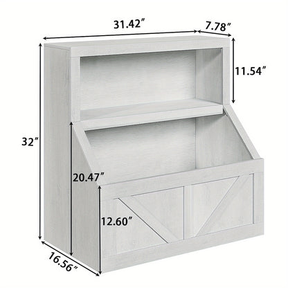 Bookshelf And Toy Storage, Wooden Bookcase Cabinet with Storage Organizer, Large Cubbies for Home Office, Utility Racks, Spacesaving Furniture, Office Storage, Wooden Organizer, Open Shelf Design, Durable Wood, Multilevel Rac