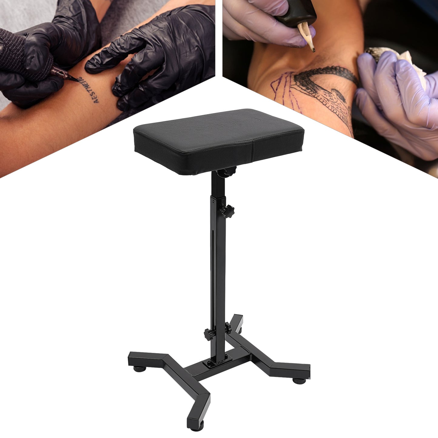 Free Standing Arm & Leg Rest Stand, Height Adjustable Armrest Stand, Portable Armrest Rack used in beauty salons, nail salons, hair salons, studios, home