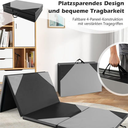 Oefenmat – Yogamat – Fitnessmat – Gymmat – Trainingsmat – Dikte 3,8 cm – Waterafstotend PU Kunstleer