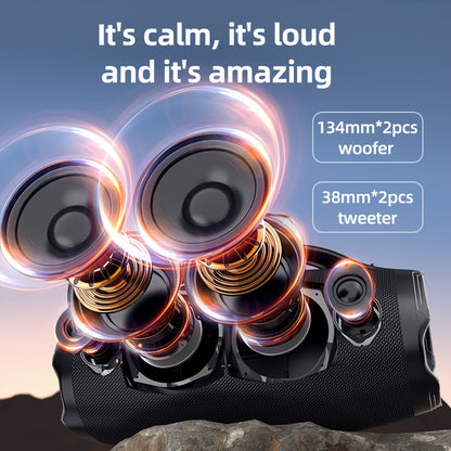 Draadloze Speaker – Bluetooth Speaker – Portable Speaker – Geluidsinstallatie – Muziekbox – 160W Surge Bass – RGB Kleurverlichting
