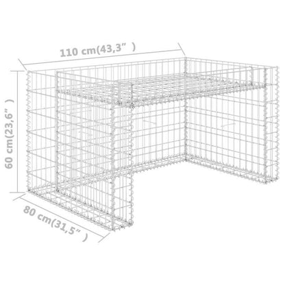 Grasmaaierhoes – Afdekhoes – Beschermhoes – Tuinberging – Duwmaaierhoes – Heavy-Duty Stalen Frame – Weerbestendig 110x80x60 cm