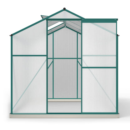 Kas – Tuinkas – Kweekkas – Foliekas – Plantenkas – Robuust Aluminium Frame – Schuifdeur Met Dakluik
