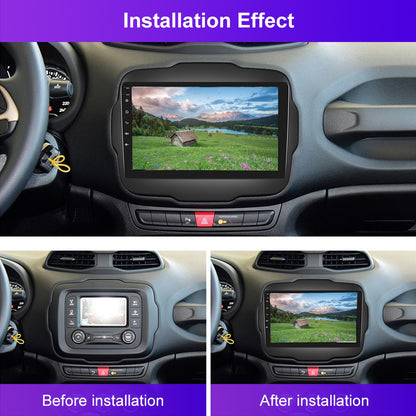 Android 15 Car Radio – Autoradio – Multimedia Systeem – Navigatiesysteem – Touchscreen Radio – Met AHD Achteruitrijcamera – 9 Inch 1280P IPS Scherm – Draadloos CarPlay & Android Auto