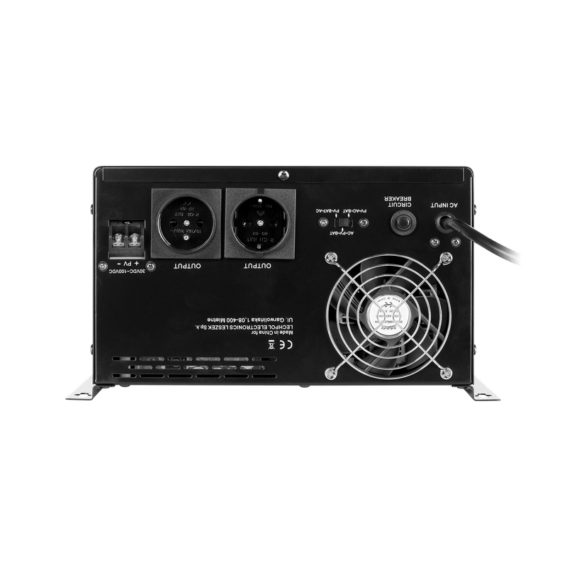 Zonnomvormer – Solar Omvormer – Hybride Omvormer – Pure Sinus Omvormer – 24V Inverter – 2500W Vermogen – Snelle Omschakeling – Stabiele Spanning