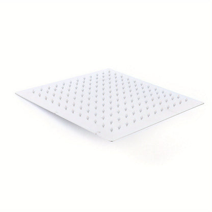 Douche Systeem – Douche Set – Handdouche – Douchekraan – Douche Fitting – Roestvrij Staal – 30 cm Regenkop – Thermostaatregeling