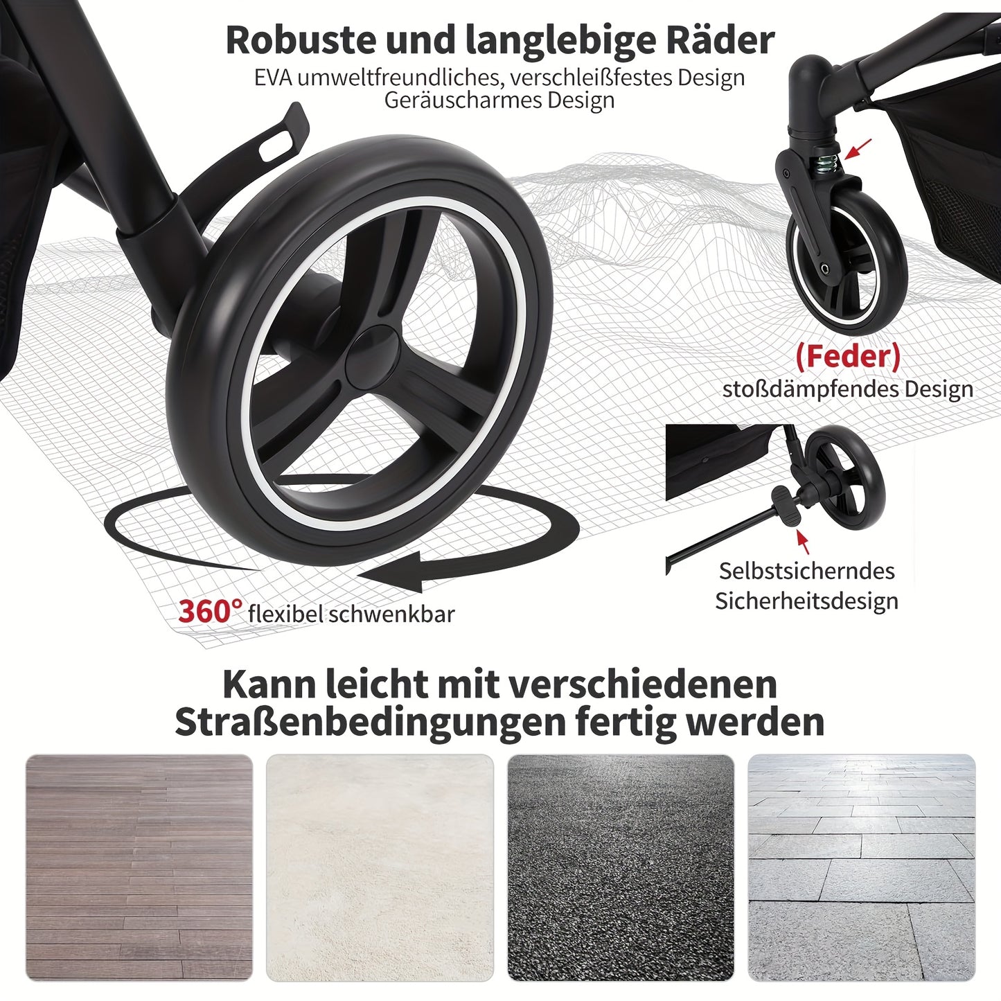 Dubbeldekker Dierenwagen – Hondenwagen – Dierenbuggy – Huisdierenwagen – Pet Stroller – Inklapbaar – Lichtgewicht Aluminium Frame – Waterafstotende Oxford Stof