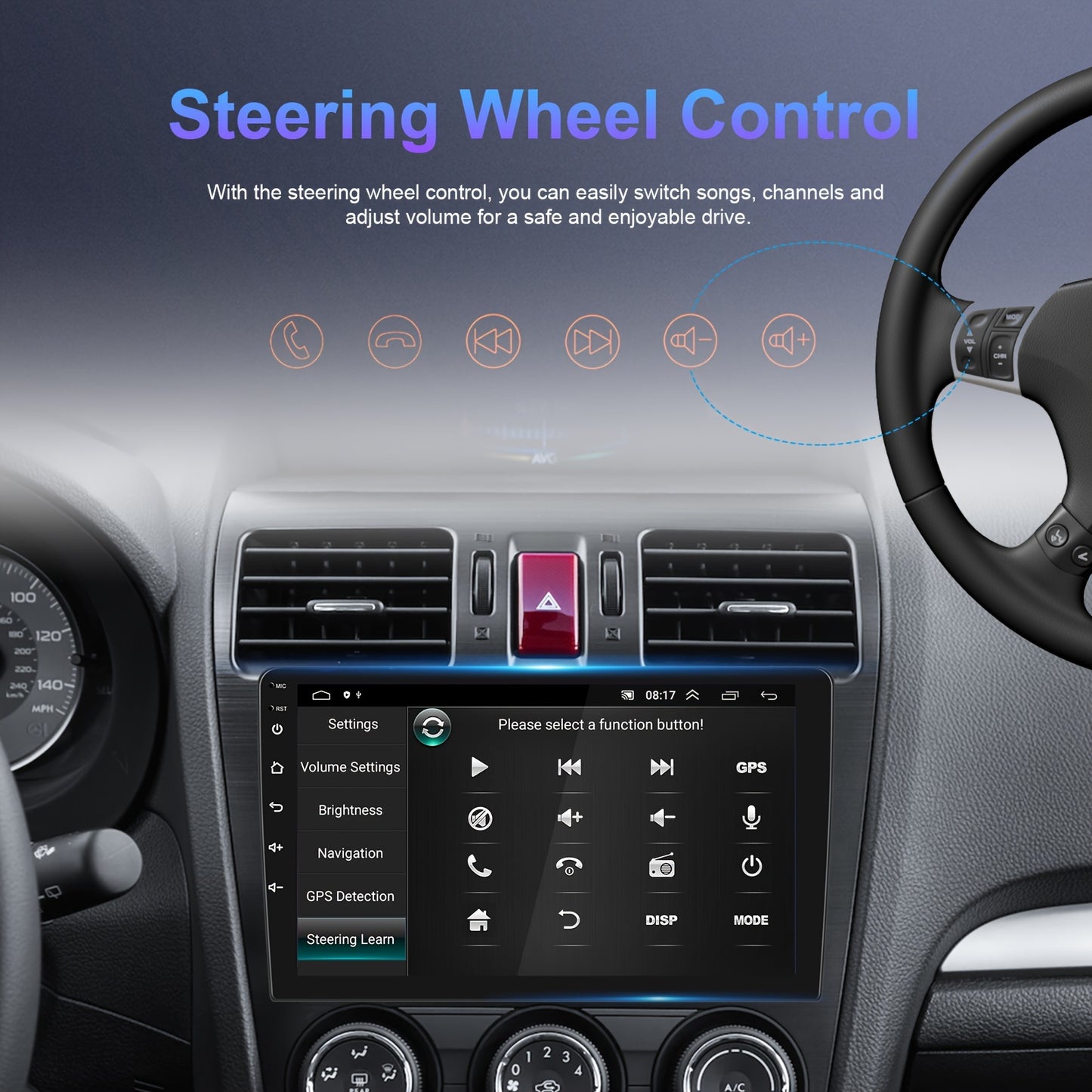 Autoradio Renault Captur – Multimedia Unit – Navigatiesysteem – Carplay Radio – Bluetooth Radio – 9 Inch Touchscreen – 8-Core Processor & Draadloos CarPlay - QUORE