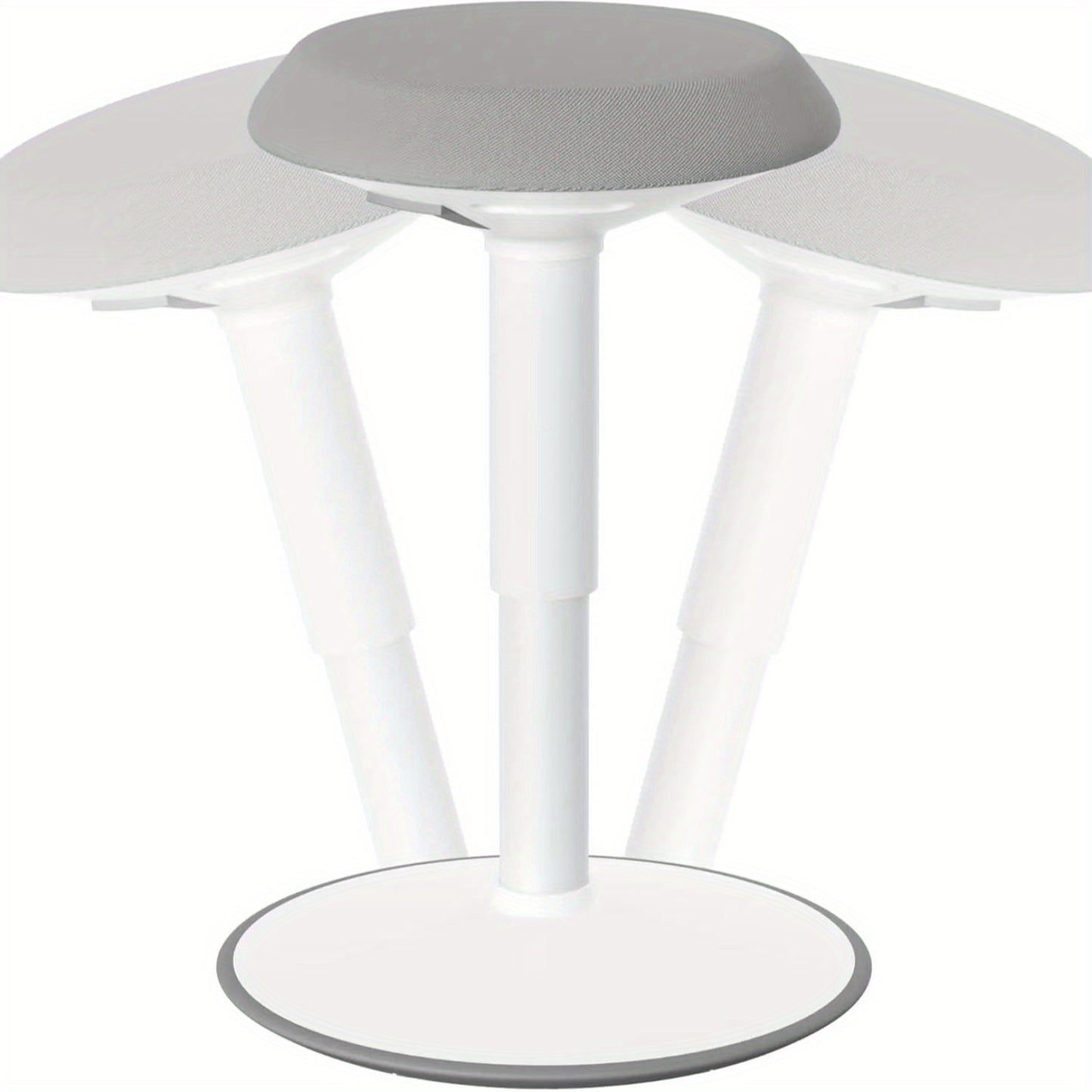 Kappersstoel – Draaistoel – Salonstoel – Werkstoel – Zadelkruk – Verstelbare Zithoogte 43-61 cm – Comfortabel Foamkussen – Antislip TPE-Basis