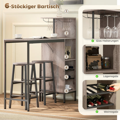 3-laagse plantenstandaard – plantenrek – bloemenrek – plantenhouder – plantenbak – Blauw-wit – duurzaam PVC – compact design