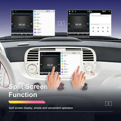 Autoradio Android 15 – Multimedia Speler – Auto Stereo – Navigatiesysteem – Draadloze CarPlay – 7 Inch Scherm – 8-Core Processor – 6GB RAM + 128GB Opslag