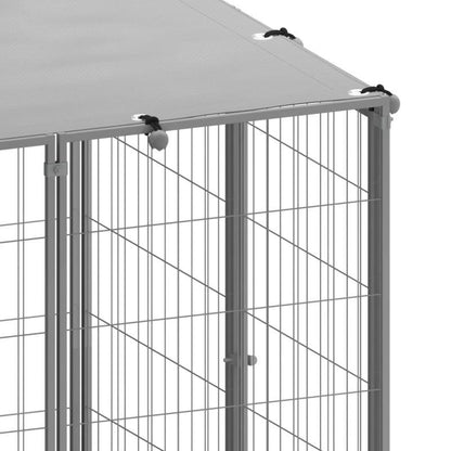 Hondenkennel – Hondenren – Hondenkooi – Dierenverblijf – Hondenhok – Groot 330x110x110 cm – Stevige Stalen Constructie – Weerbestendig Veilig Verblijf