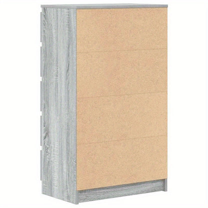 Ladekast – Kast – Opbergkast – Ladeblok – Ladekast Sonoma Grijs – Geperst Hout – 60x36x103 cm