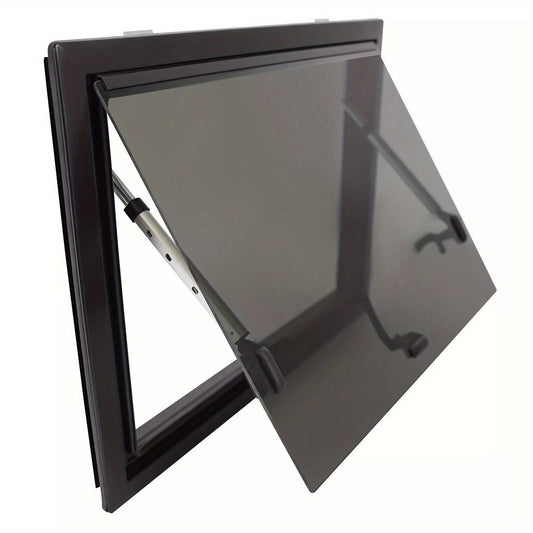 Camperraam – Caravanraam – Busraam – Trailerraam – Ombouwraam – Aluminiumlegering & Gehard Glas – Maximale Opening 65°