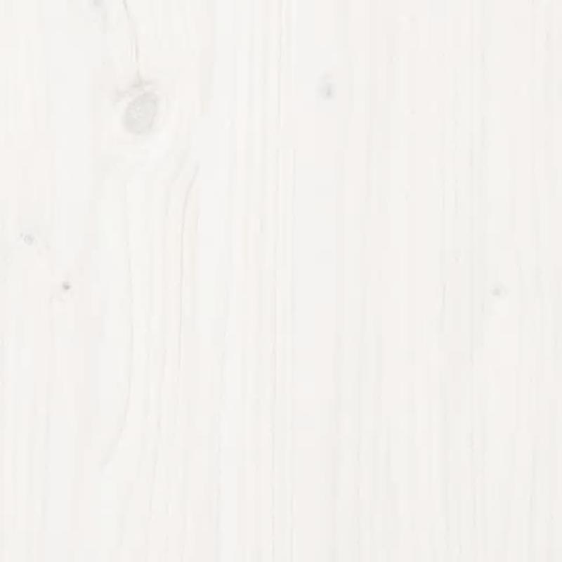 Bench with Planters 184.5X39.5X56.5 Cm Made of White Pine Wood