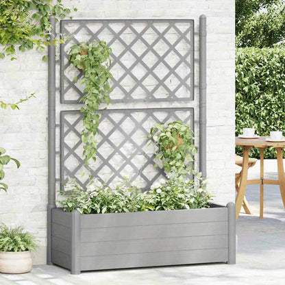 Plantenrek – Bloemenrek – Tuinrek – Bloempottenrek – Klimrek  – Weerbestendig & Lichtgewicht – 100 x 43 x 142 cm