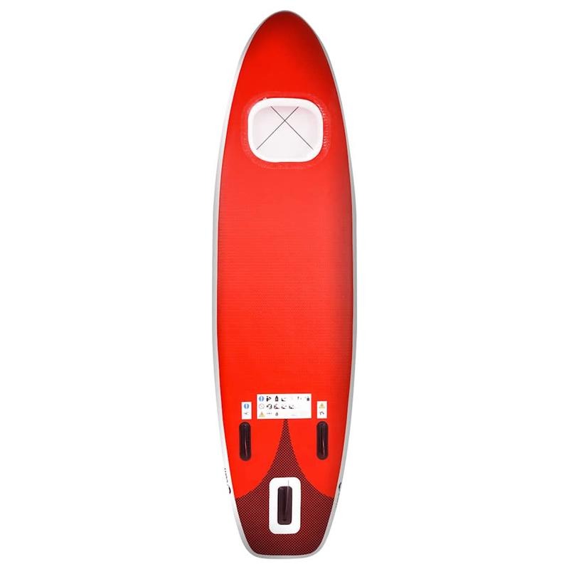 Opblaasbare Paddleboard – SUP Board – Stand Up Paddle – Watersport Board – PVC Constructie – 300 x 76 x 10 cm – Inclusief Pomp En Zitje - QUORE