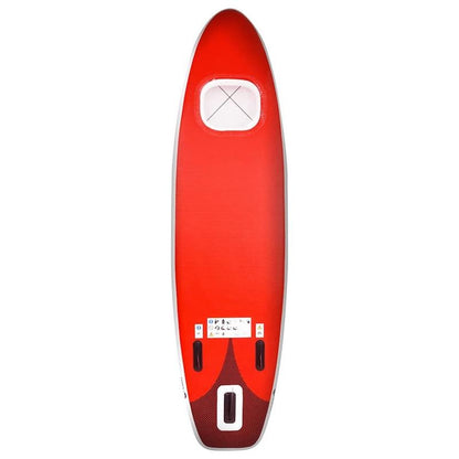Opblaasbare Paddleboard – SUP Board – Stand Up Paddle – Watersport Board – PVC Constructie – 300 x 76 x 10 cm – Inclusief Pomp En Zitje - QUORE