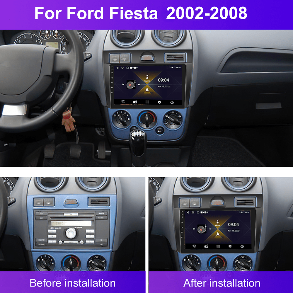 Double Din Autoradio – Android Stereo – Multimedia Speler – CarPlay Radio – Navigatie Systeem – 9 Inch HD Touchscreen – Draadloze CarPlay & AHD Achteruitrijcamera